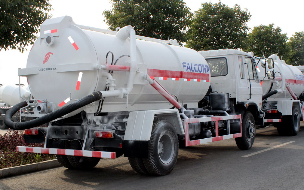 CEEC العلامة التجارية 8 cbm تصدير شاحنة شفط مياه الصرف الصحي إلى اكوادور